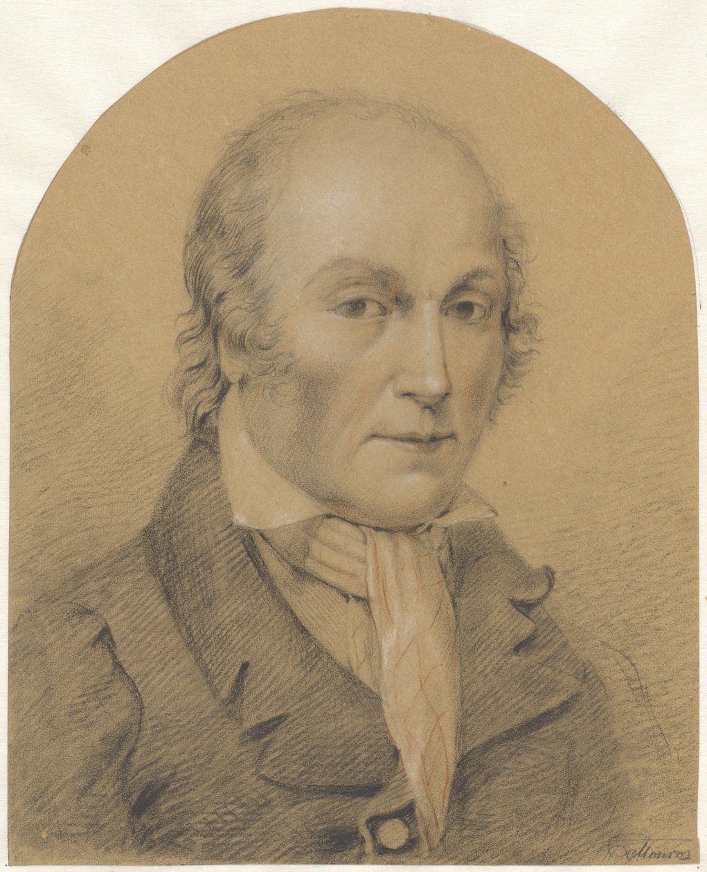 Selbstporträt von Jean François Michel Mourot von Michel Mourot