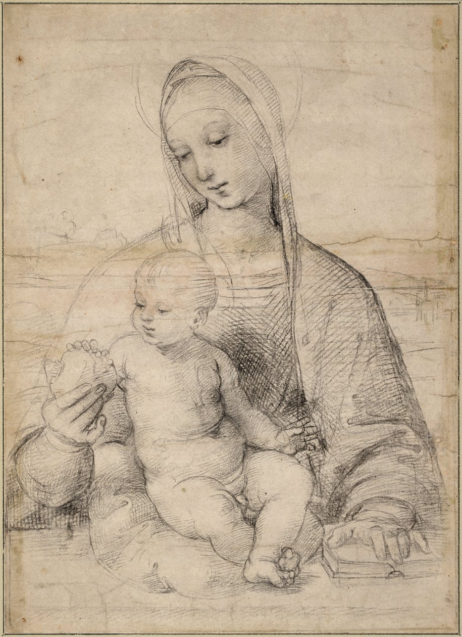 Madonna des Granatapfels von Michelangelo Buonarroti