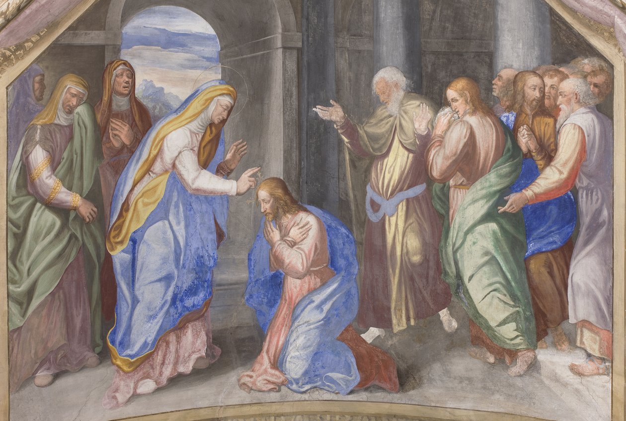 Szenen aus dem Leben der Jungfrau Maria, (Detail) von Michelangelo Carminati