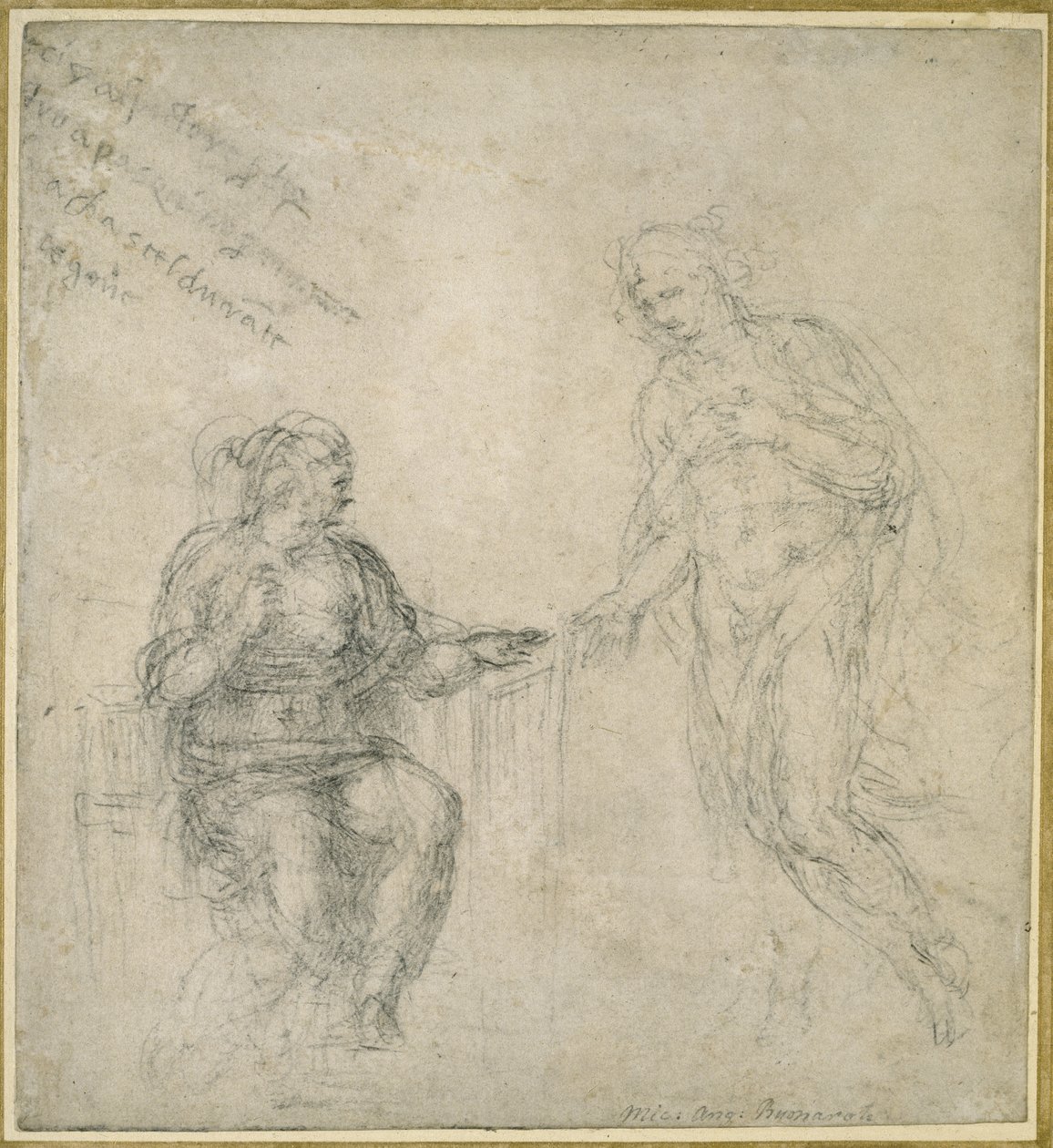 Christus verabschiedet sich von seiner Mutter nach der Auferstehung von Michelangelo Buonarroti
