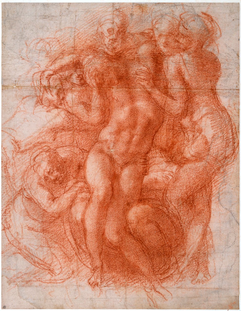 Beweinung, ca. 1530 von Michelangelo Buonarroti