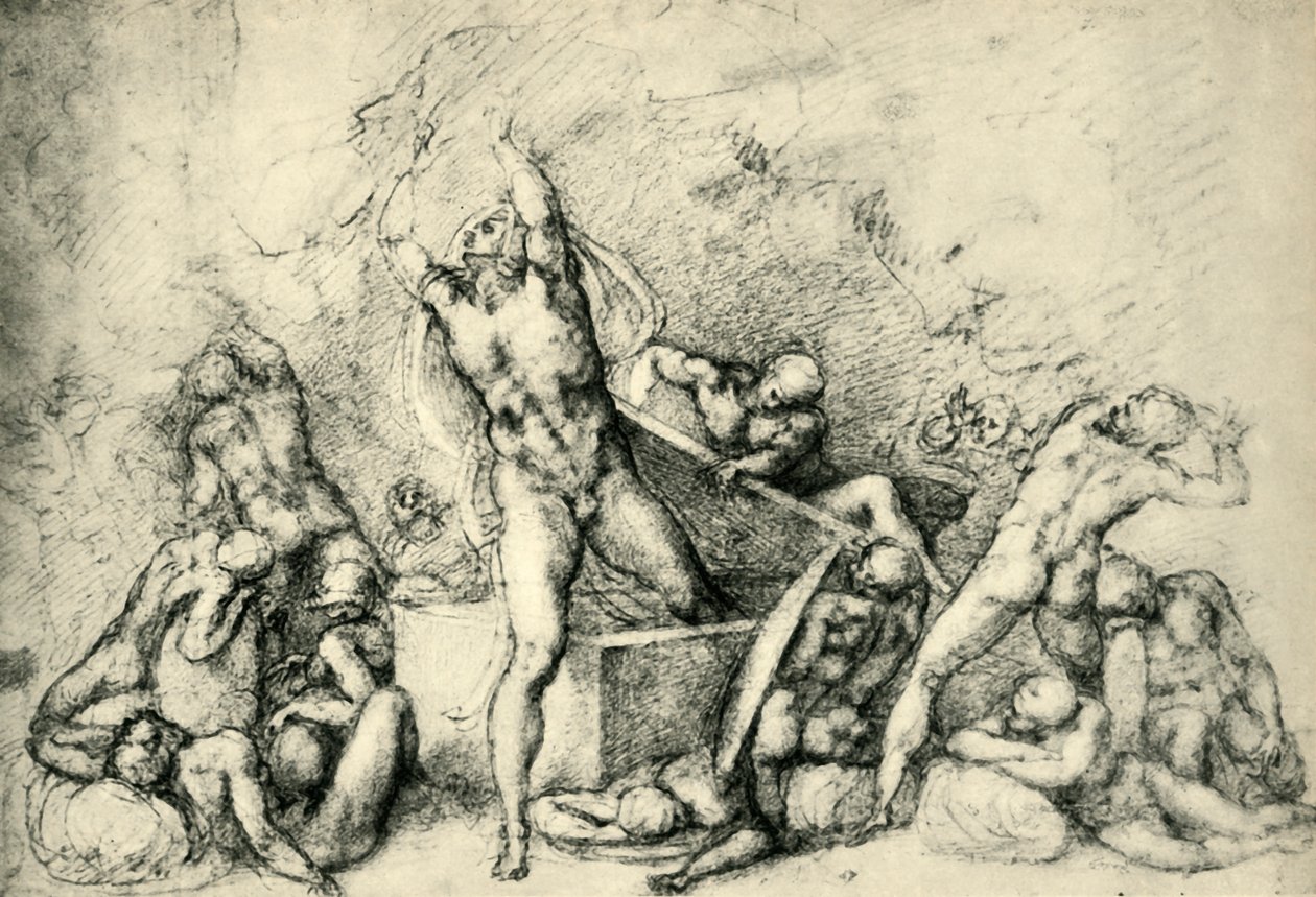 Die Auferstehung, ca. 1532 von Michelangelo Buonarroti