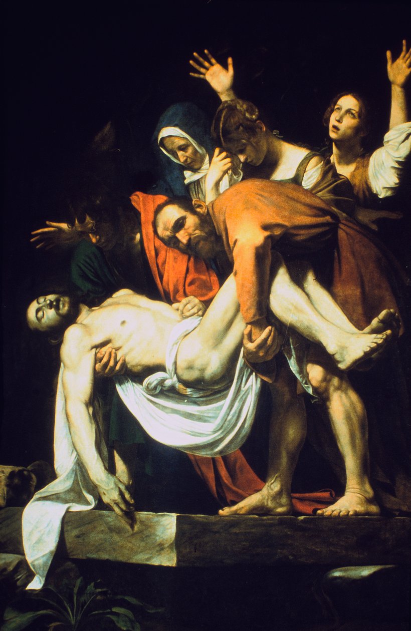 Die Grablegung (Die Beisetzung), 1602-1604 von Michelangelo Merisi Caravaggio