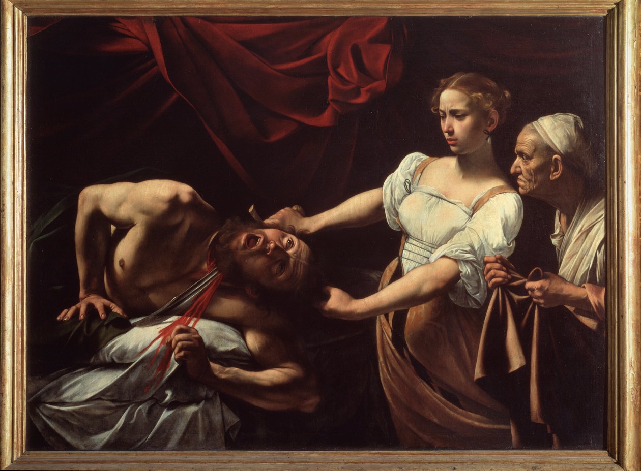 Judith enthauptet Holofernes von Michelangelo Merisi da Caravaggio