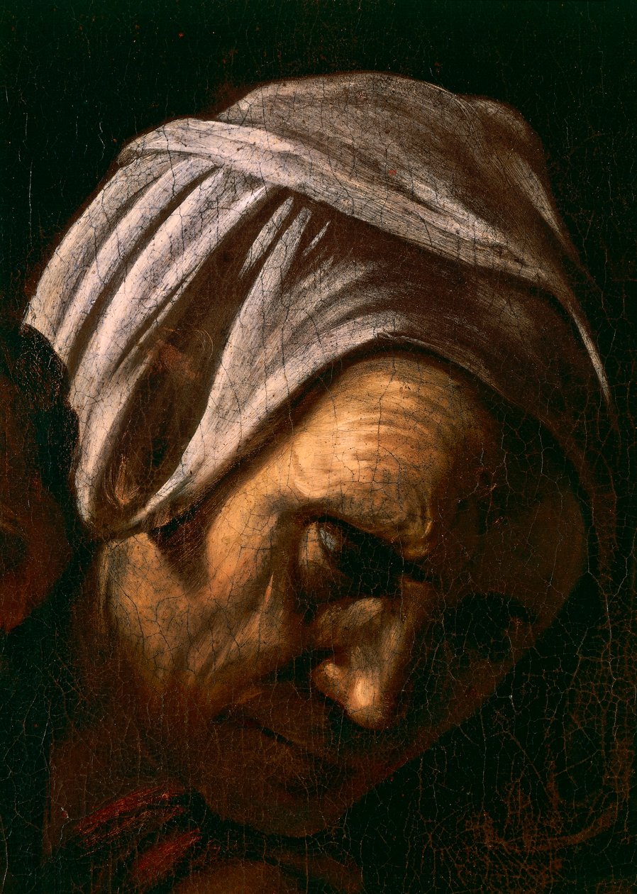 Salome empfängt den Kopf von Johannes dem Täufer (Detail) von Michelangelo Merisi da Caravaggio