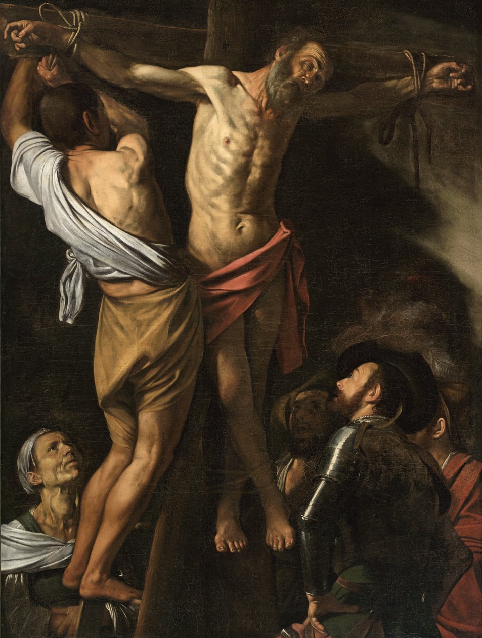 Die Kreuzigung des Heiligen Andreas, 1606-07 von Michelangelo Merisi da Caravaggio
