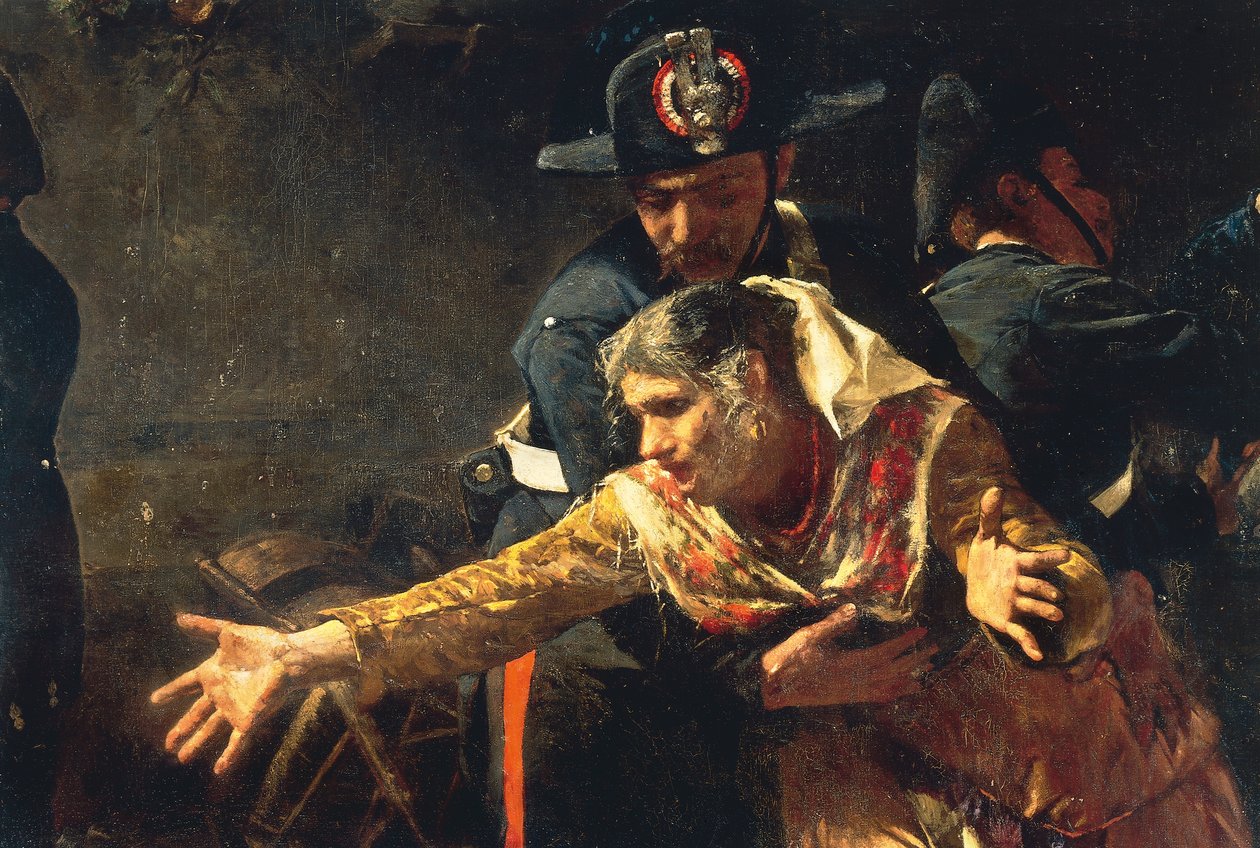 Ein Spiel von Trümpfen, von Michele Cammarano, (Detail) von Michele Cammarano