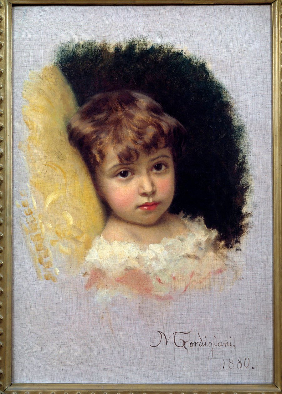 Kinderporträt von Michele Giordigiani