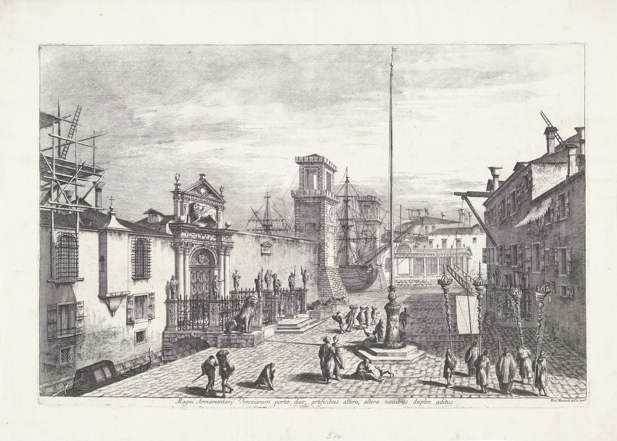 Porta Magna des Venezianischen Arsenals von Michele Marieschi