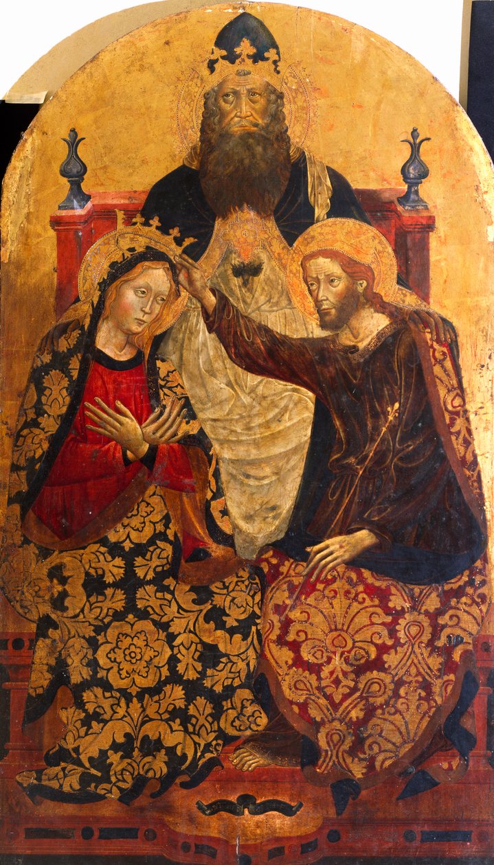 Krönung Mariens von Michele di Matteo da Bologna von Michele di Matteo da Bologna