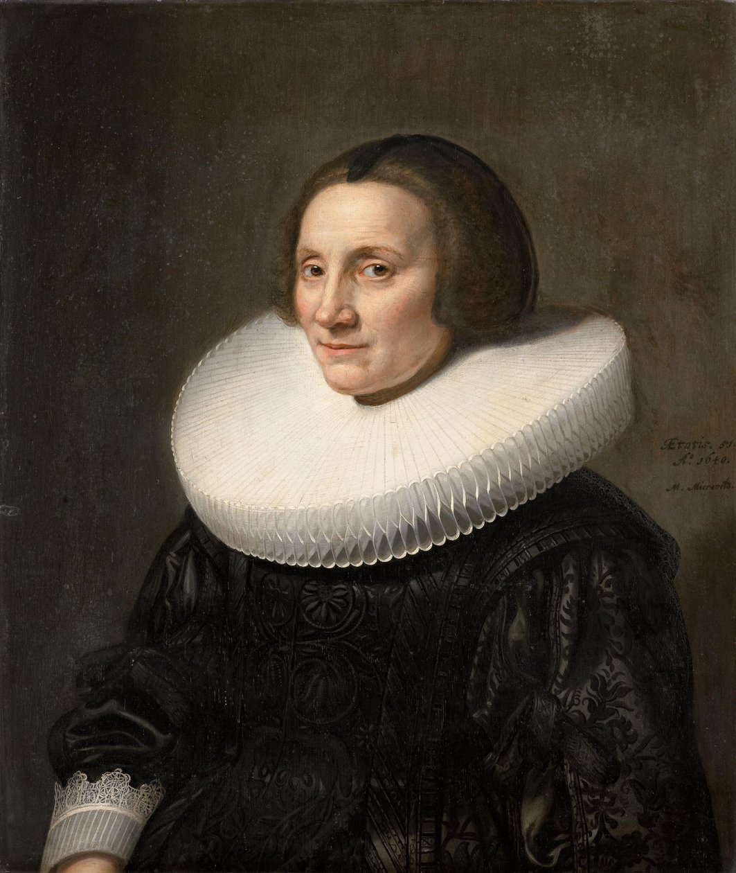 Porträt von Caecilia van Beresteyn (1589-1661) von Michiel Jansz van Mierevelt