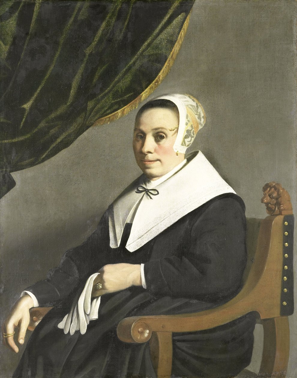 Porträt einer Frau von Michiel Servaesz (1628-1693) Nouts