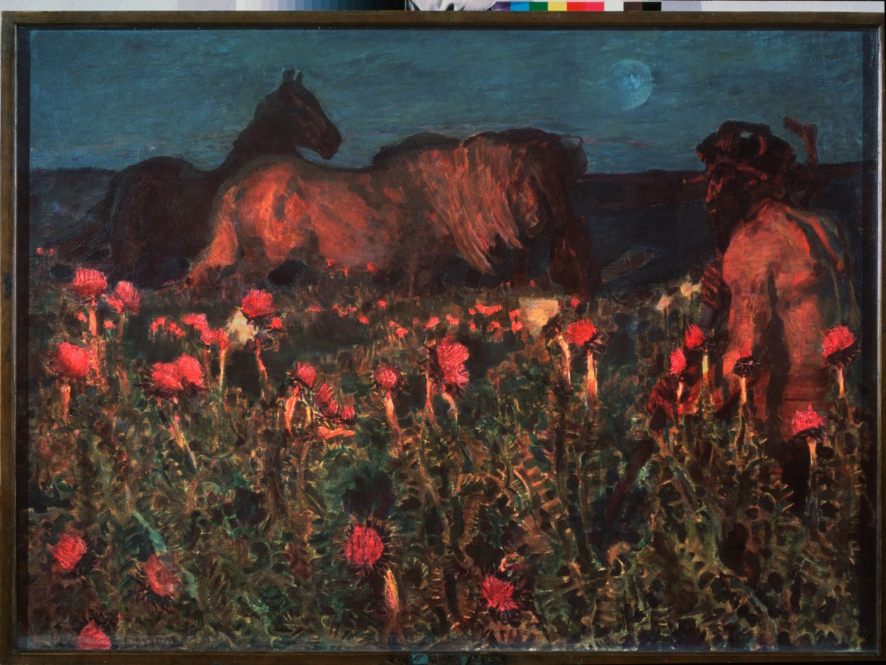 Die Nacht bricht herein von Mikhail Aleksandrovich Vrubel