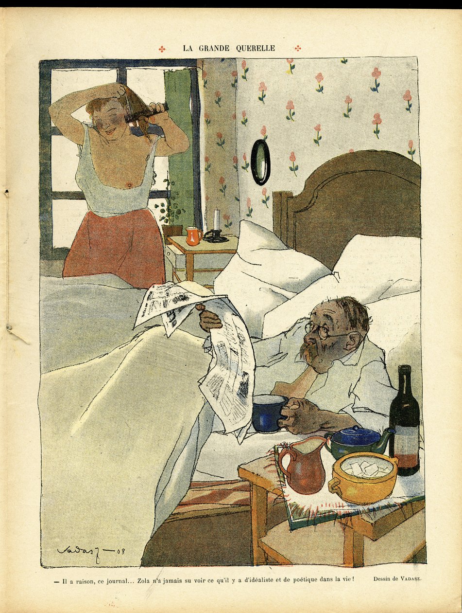 Illustration von Miklos Vadasz (1884-1927) in Le Lire von Miklós Vadász