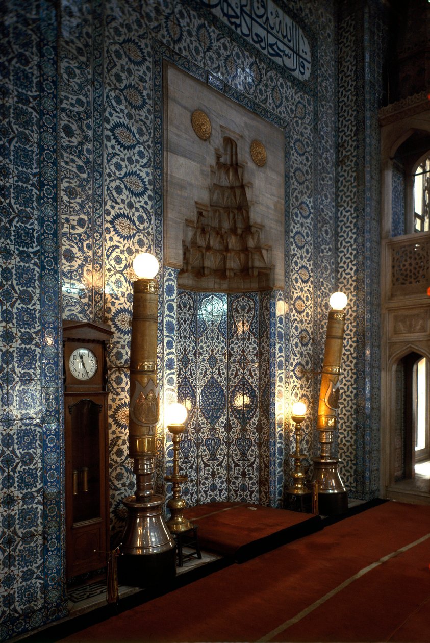 Innenansicht der Rustem-Pascha-Moschee von Mimar Sinan
