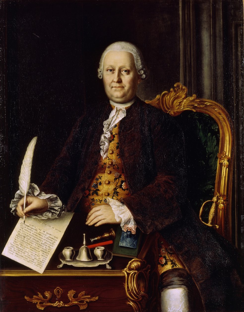 Porträt von Savva Jakowlewitsch Jakowlew, 1713-1784, 1767 von Mina Lukich Kolokolnikov