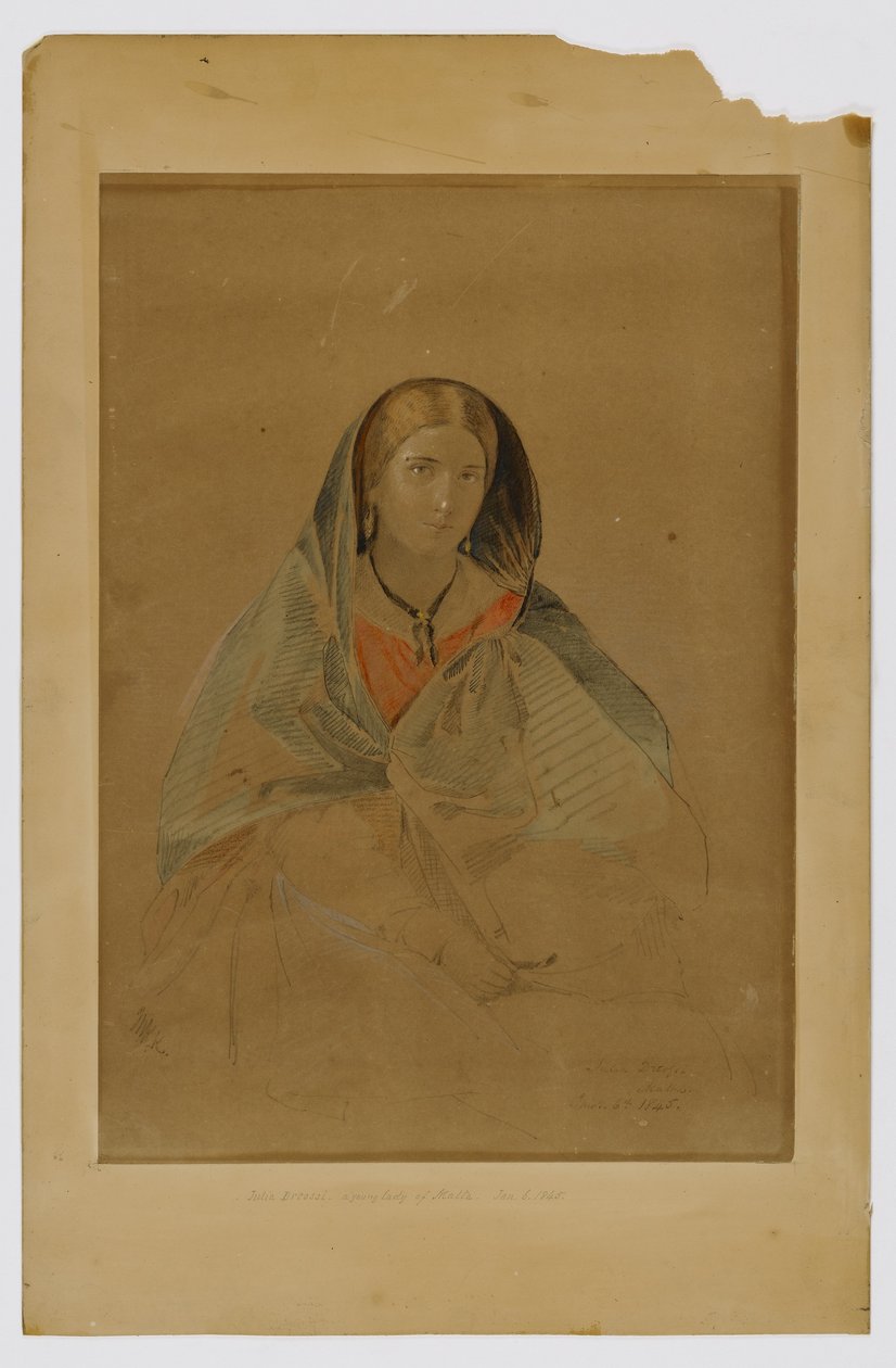 Julia Dreossi, eine junge Dame aus Malta von Miner Kilbourne Kellogg