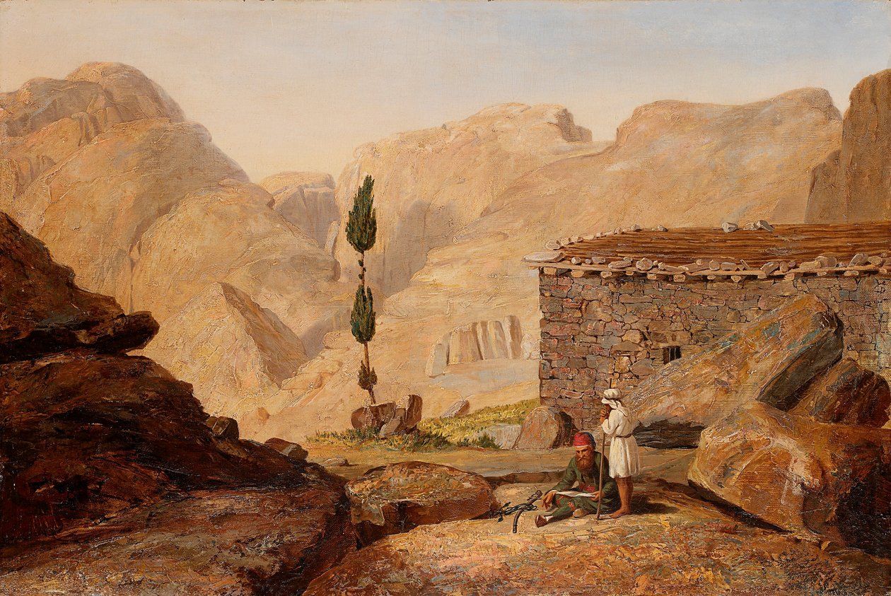 Der Gipfel des Berges Sinai mit der Kapelle des Elias von Miner Kilbourne Kellogg