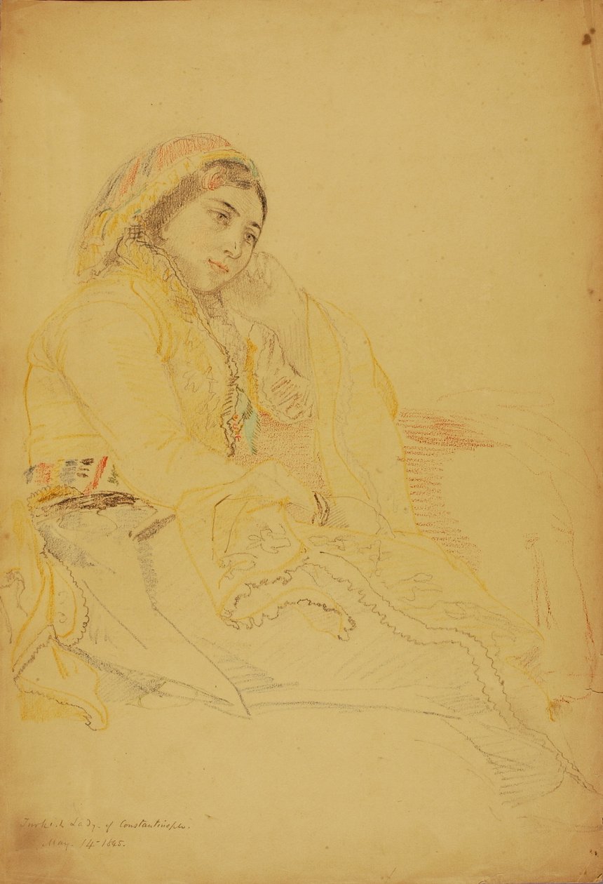 Türkische Dame von Konstantinopel von Miner Kilbourne Kellogg