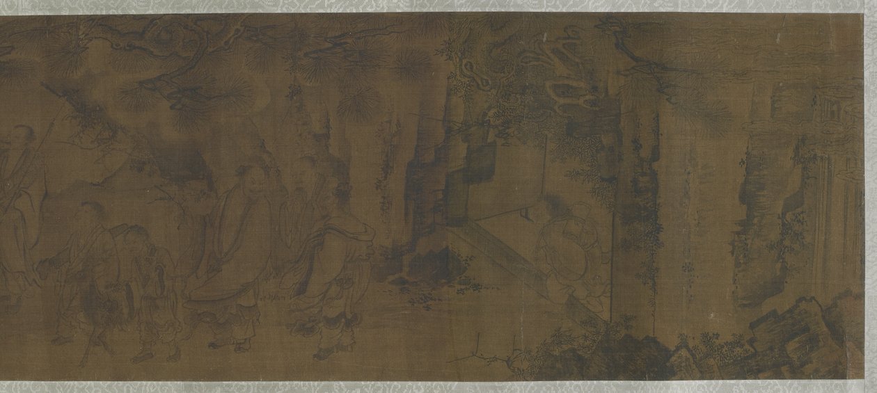 Daoistische Unsterbliche in den Bergen von Ming Dynasty Chinese School