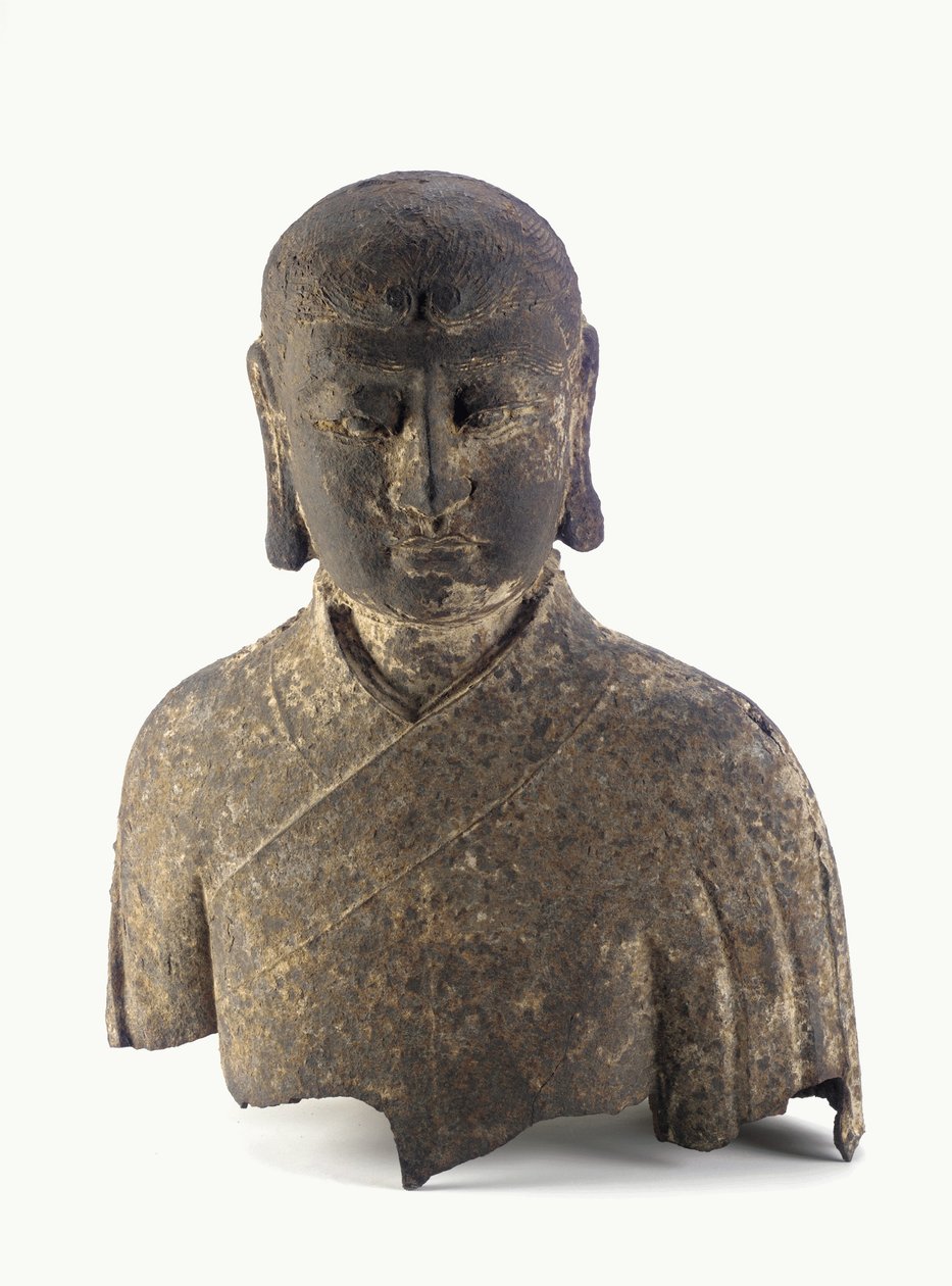 Kopf und Büste eines Lohan von Ming Dynasty Chinese School