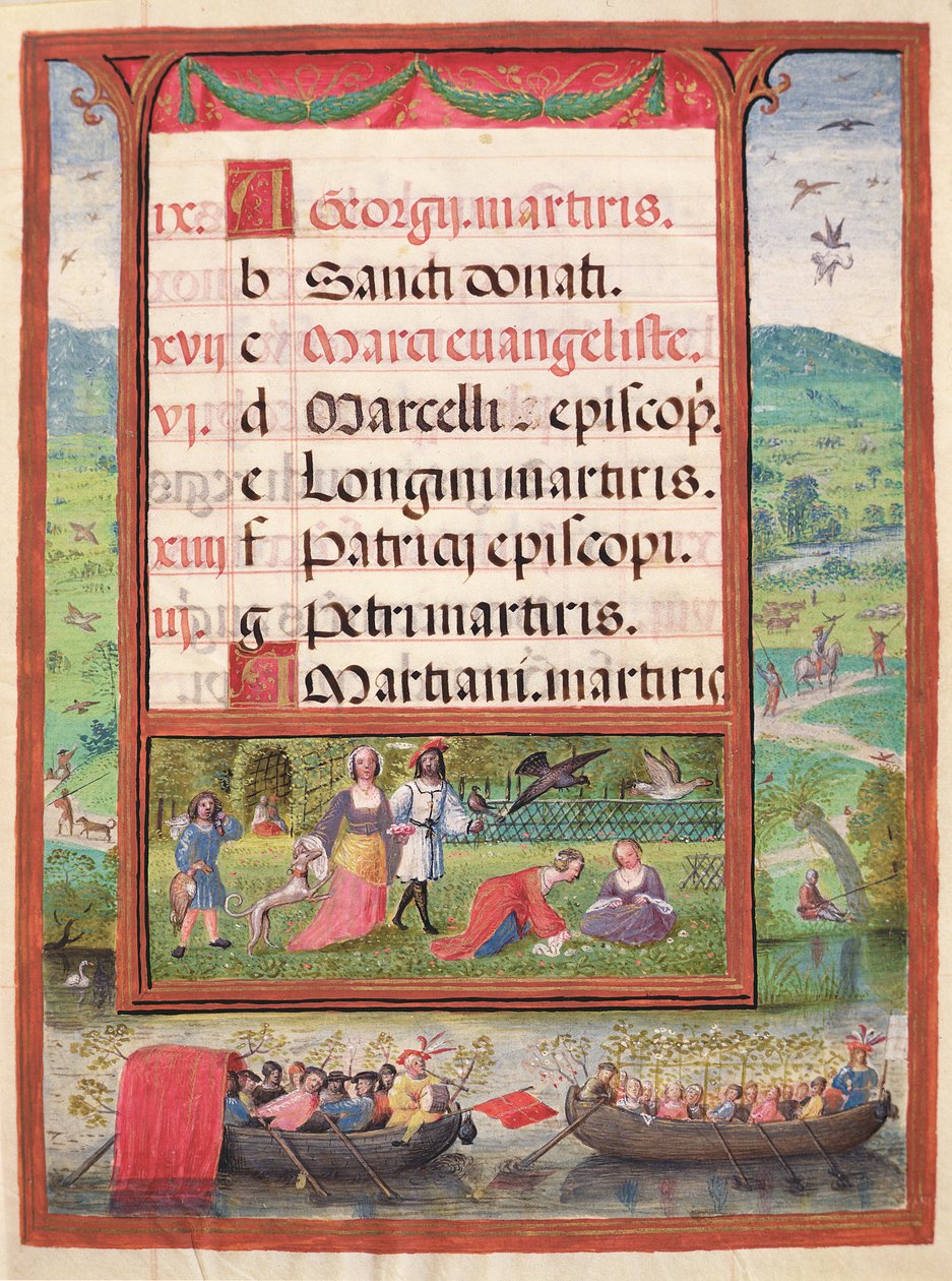 Lied der Laute im Herbst, 1554 von Ming Dynasty Chinese School