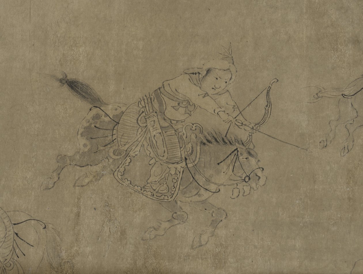 Die Gefangenschaft von Cai Wenji, 14.-15. Jahrhundert von Ming Dynasty Chinese School
