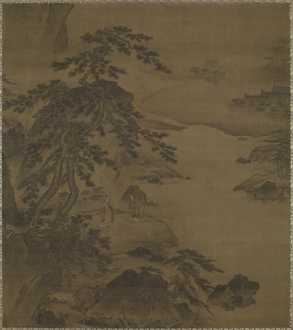 Besuch des Weisen am Wei-Fluss, Mitte des 15. Jahrhunderts von Ming Dynasty Chinese School