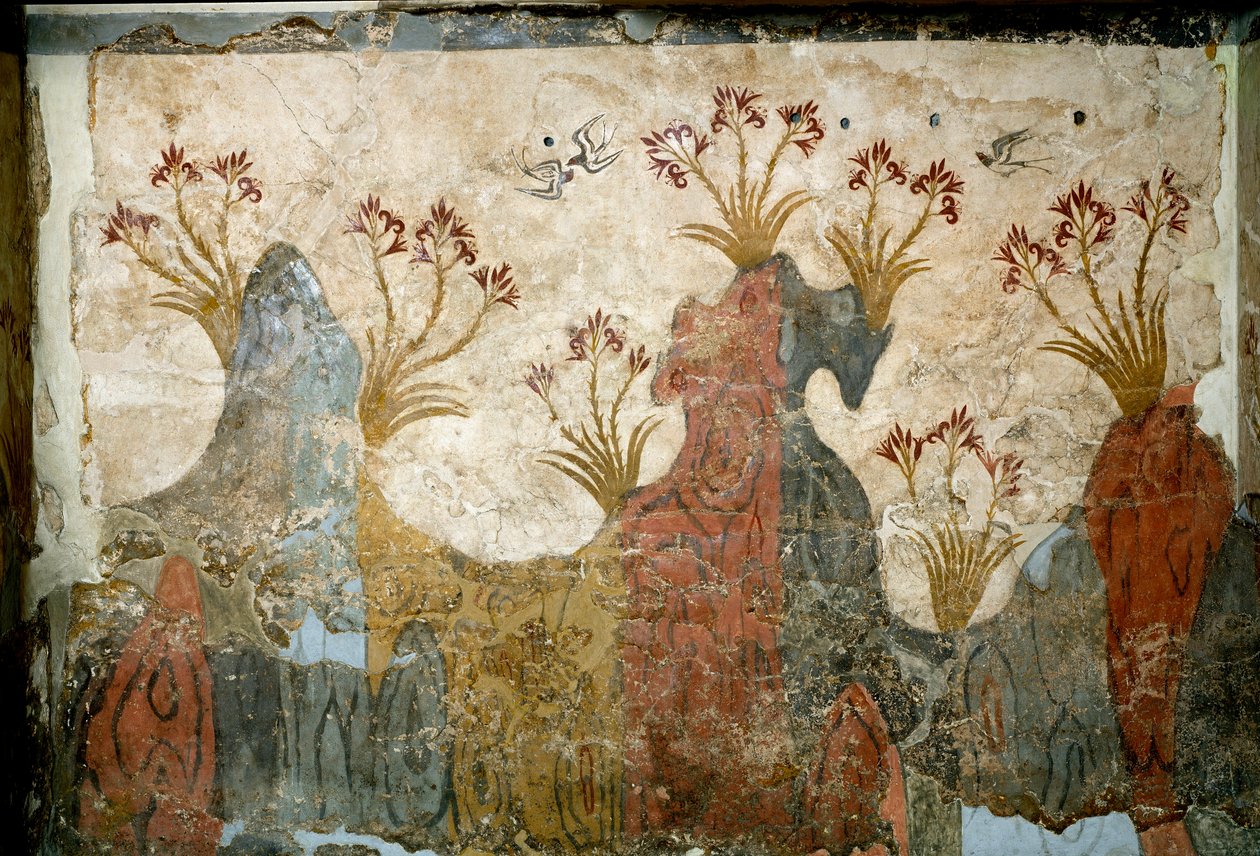 Minoan Frescoes Ancient Wonders Of The Aegean: La Parisienne (fresco),