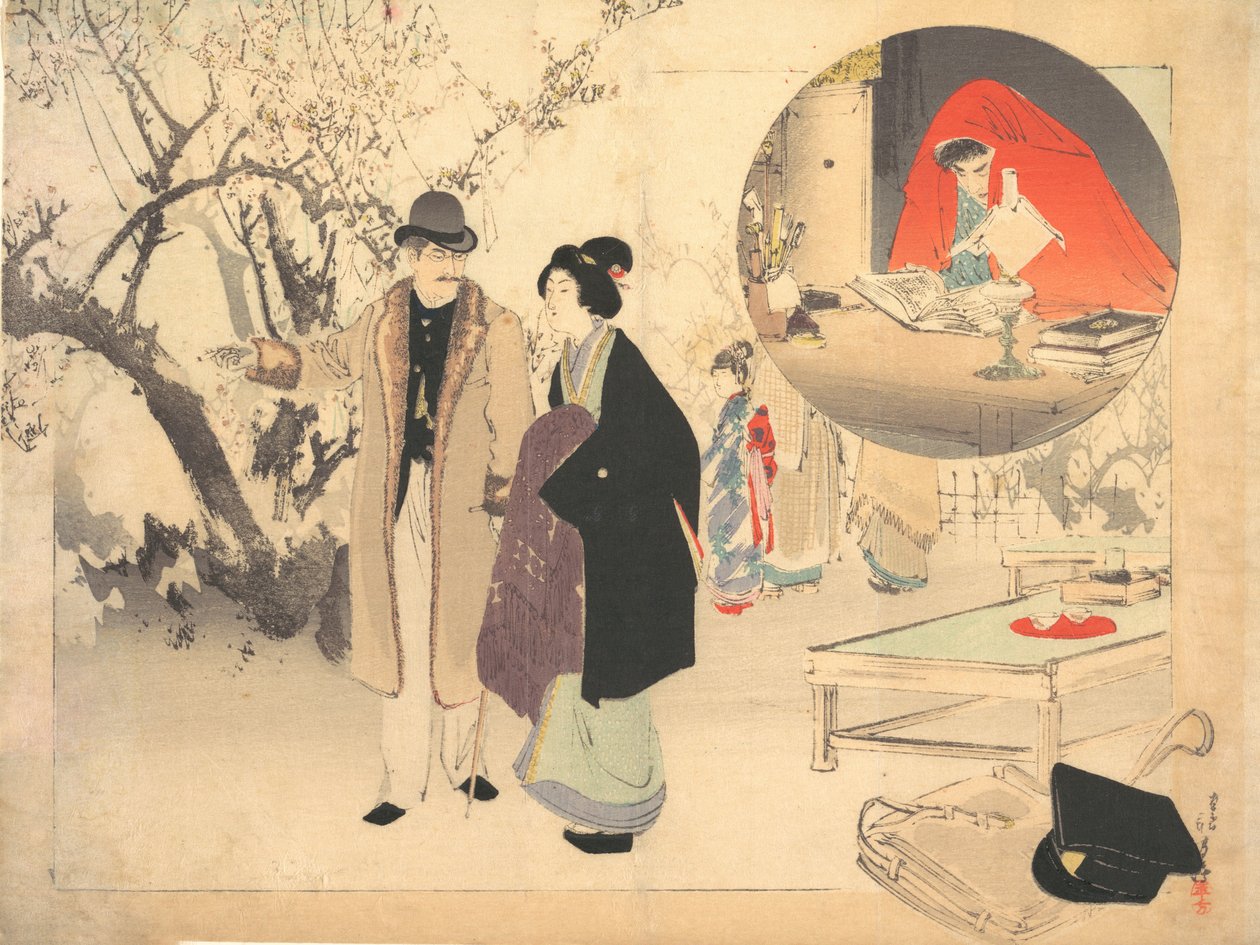 Der Dämon Gold Konjiki yasha, ca. 1903 von Mizuno Toshikata
