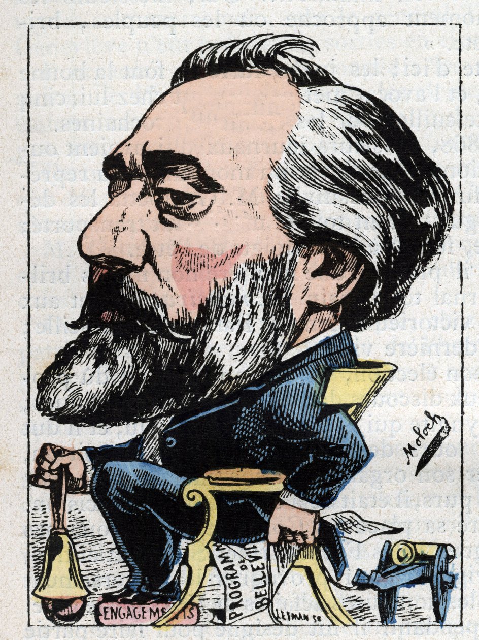Porträt von Léon Gambetta (1838-1882) französischer Politiker von Moloch
