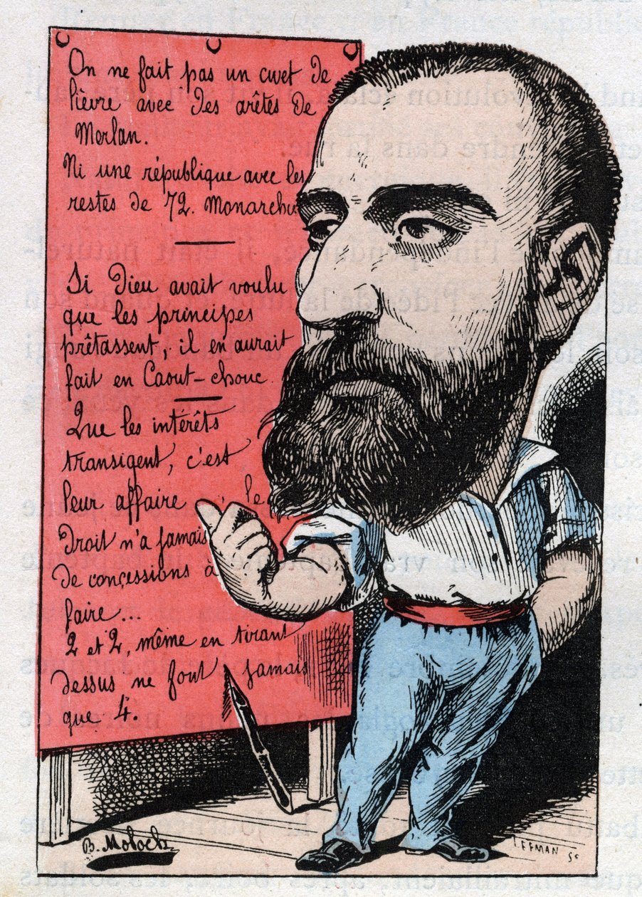 Allegorie eines Radikalen im 19. Jahrhundert von Moloch