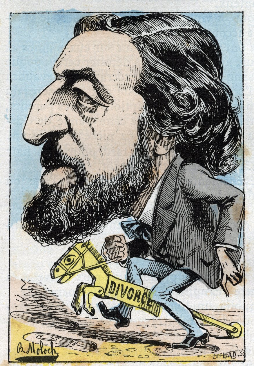 Porträt von Alfred Naquet (1834-1916), französischer Politiker von Moloch