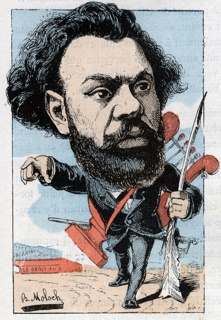 Porträt von Clovis Hugues (1851-1907), französischer Dichter und Politiker von Moloch
