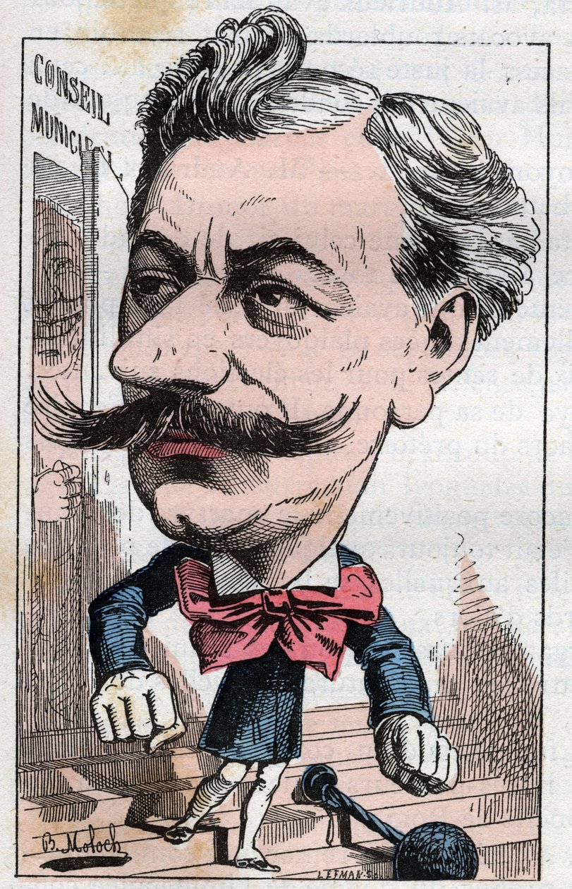 Porträt von Louis Andrieux (1840-1931), französischer Anwalt und Politiker von Moloch