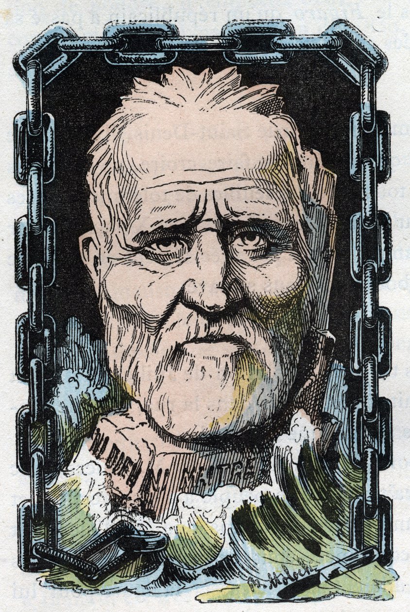 Porträt von Louis Auguste Blanqui (1805-1881), französischer sozialistischer Theoretiker und Revolutionär von Moloch