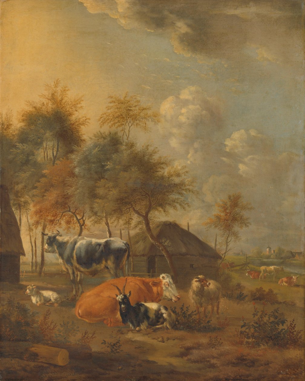 Landschaft mit Tieren von Monogrammist IL