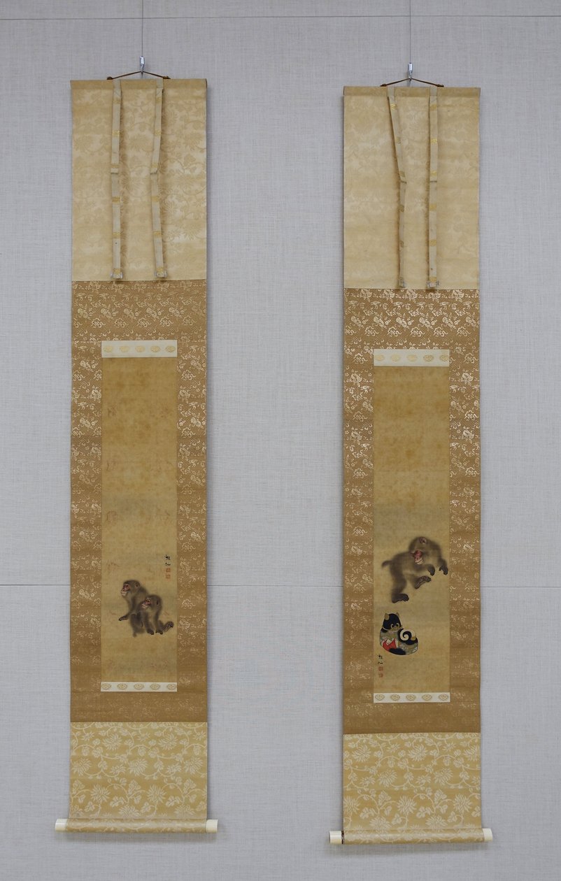 Affen beim Spielen, spätes 18. Jahrhundert - vor 1807 von Mori Sosen
