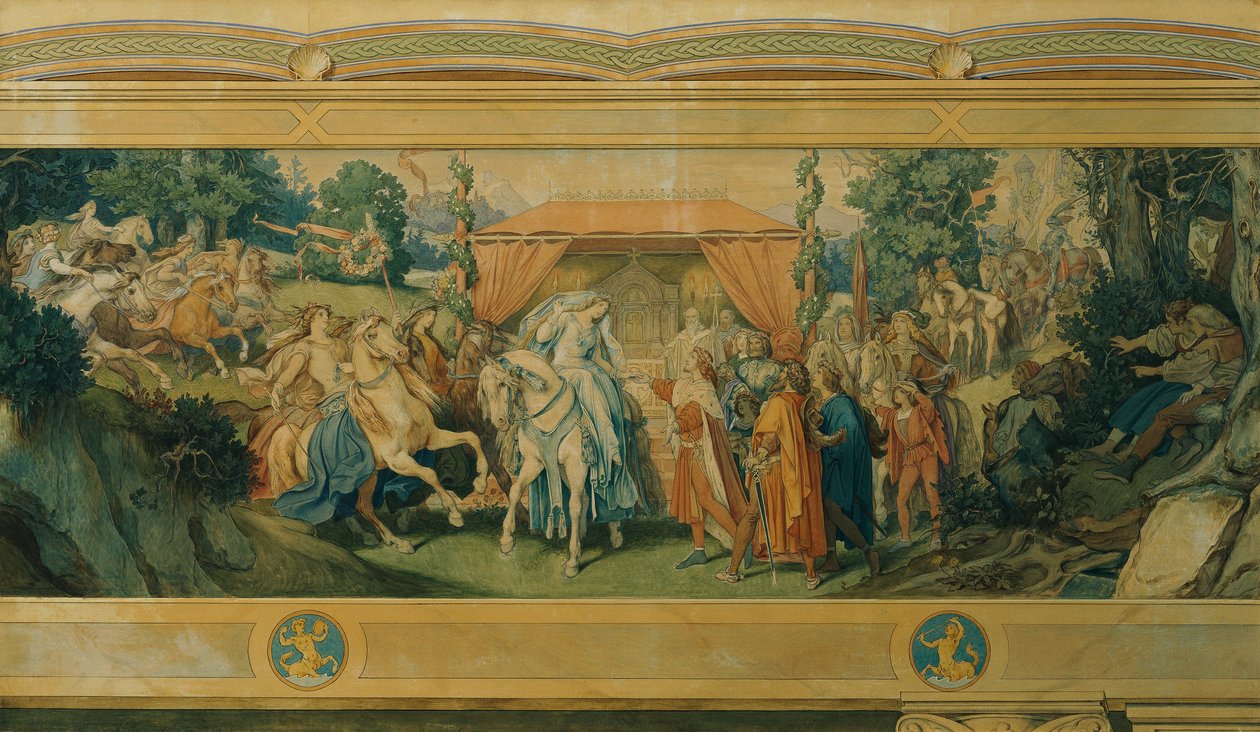 Die schöne Melusine: III. Die Braut von Moritz Ludwig von Schwind