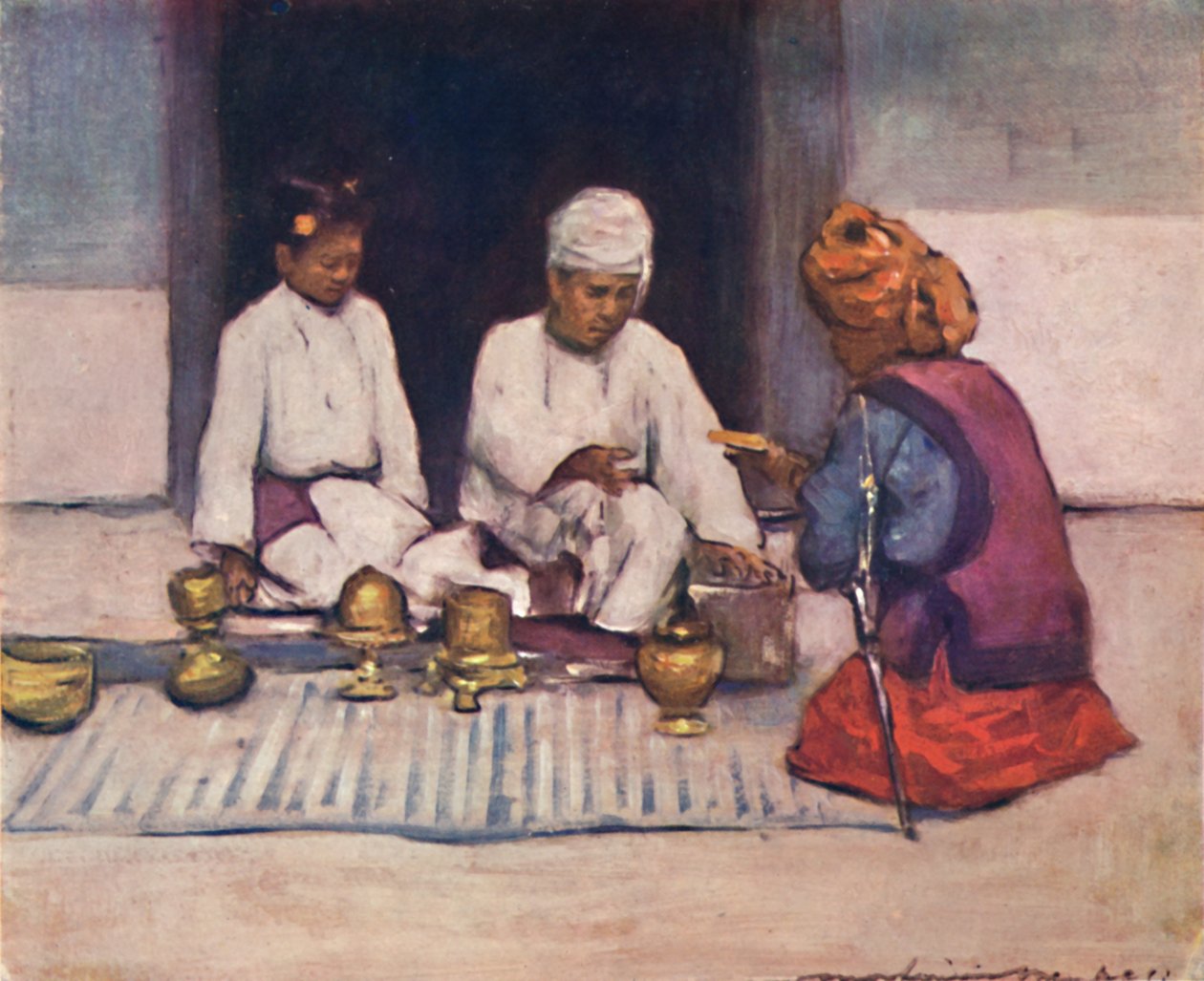 Ein Shan-Häuptling und seine Frau, 1903 von Mortimer L Menpes