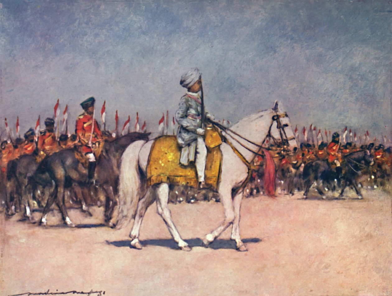 Seine Hoheit der Maharaja von Patiala von Mortimer L Menpes