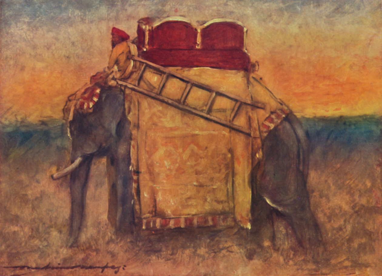 Ein Elefant aus Zentralindien von Mortimer Ludington Menpes