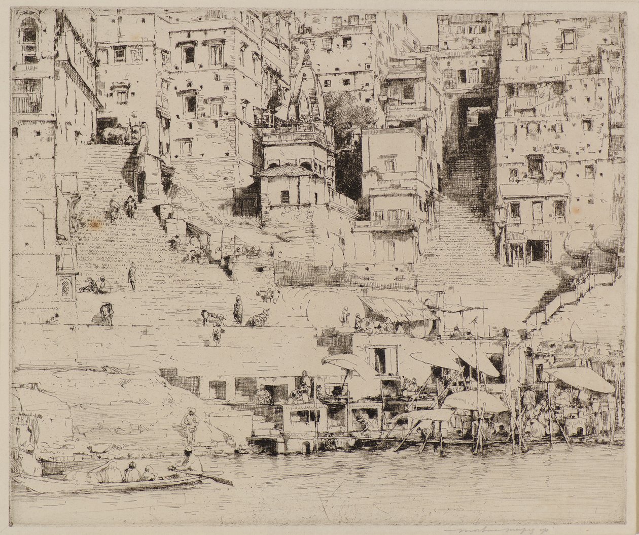 Stadt am Ganges von Mortimer Ludington Menpes