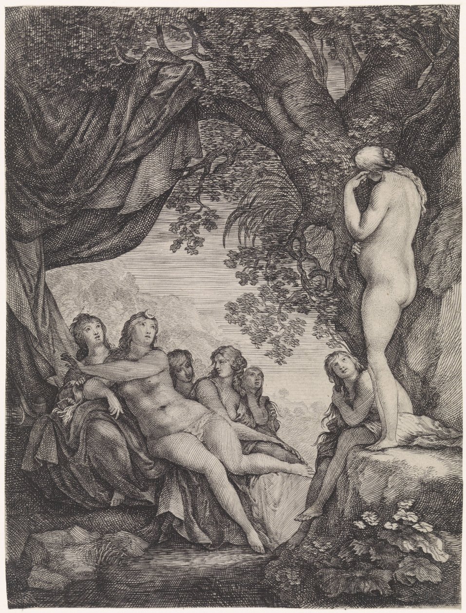 Diana entdeckt die Schwangerschaft von Callisto von Moyses van Wtenbrouck