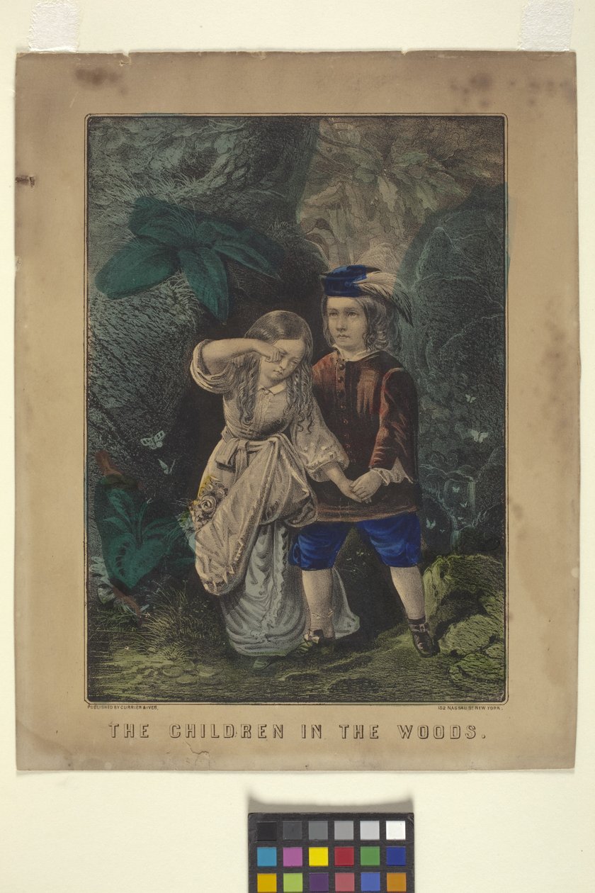Die Kinder im Wald von N. and Ives J.M. (1824 95) Currier