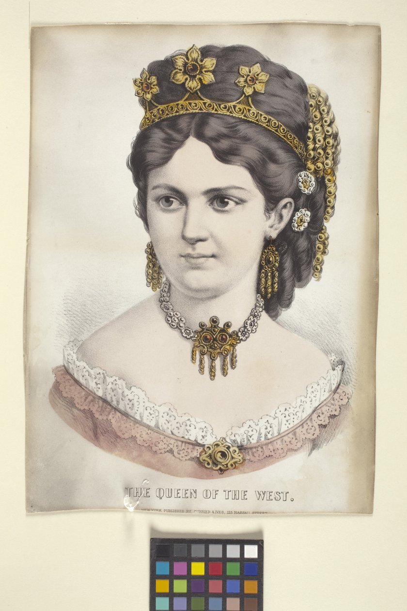 Die Königin des Westens von N. and Ives J.M. (1824 95) Currier