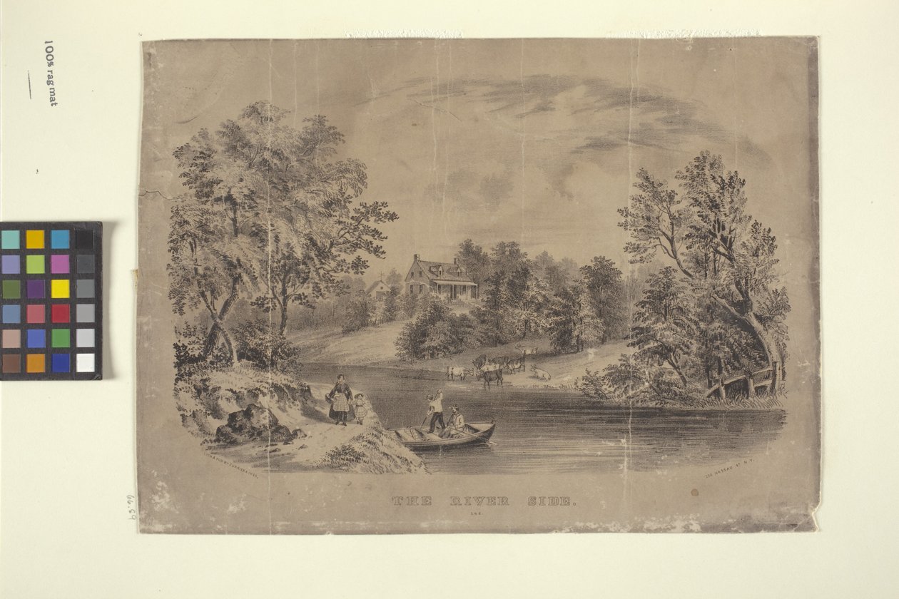 Am Flussufer von N. and Ives J.M. (1824 95) Currier