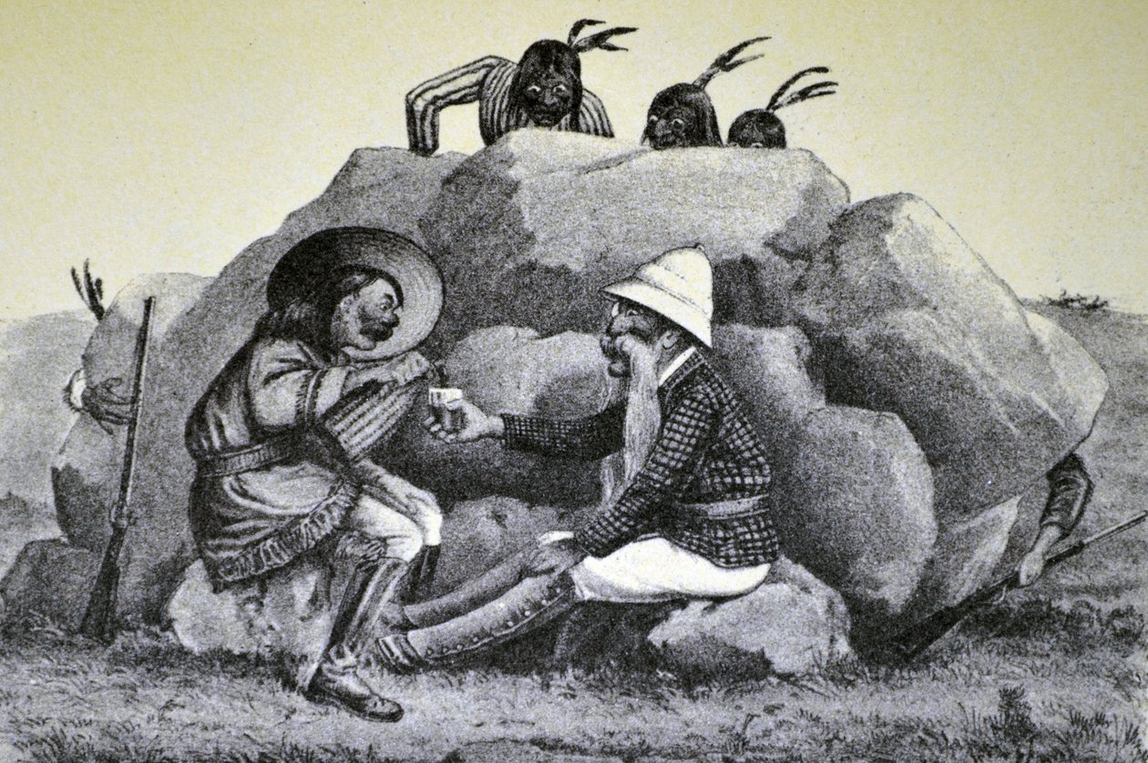 Ein heulender Schwell - Auf dem Kriegspfad von N. and Ives, J.M. Currier