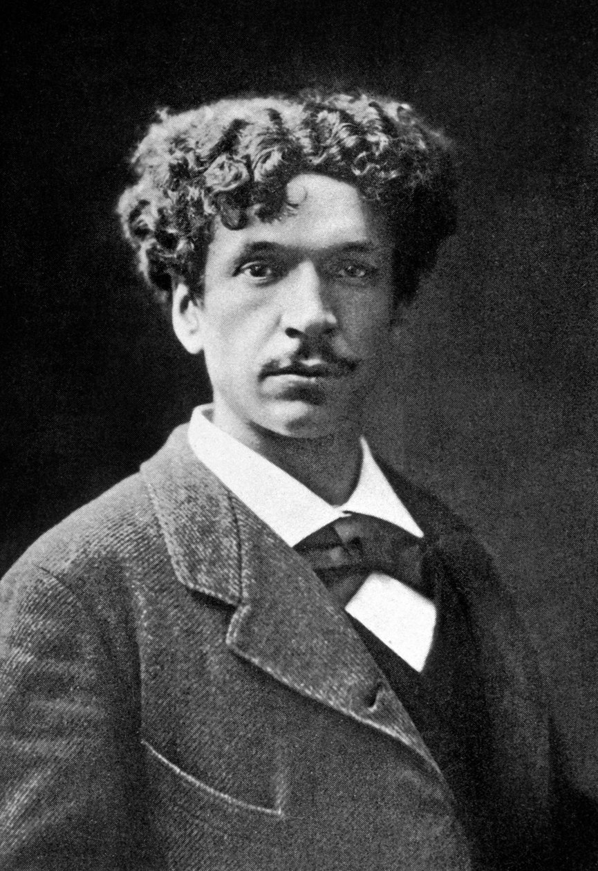 Charles Cros (1842-1888) entdeckte die Technik der Farbfotografie 1869 und erfand das Prinzip des Phonographen Grammophon 1876 Bild von Nadar ca. 1871 von Nadar