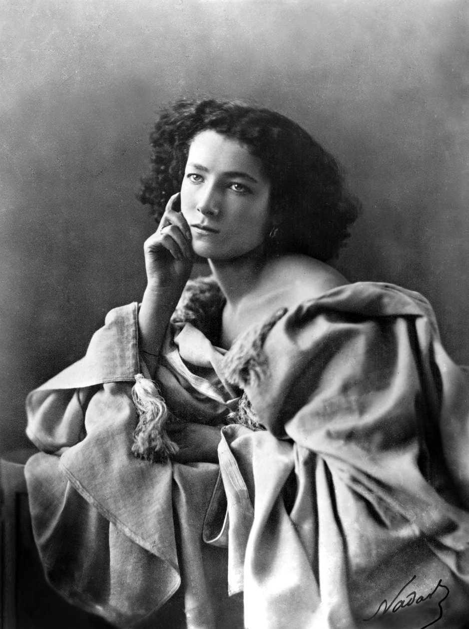 Französische Schauspielerin Sarah Bernhardt (1844-1923), Foto von Nadar (1820-1910) von Nadar